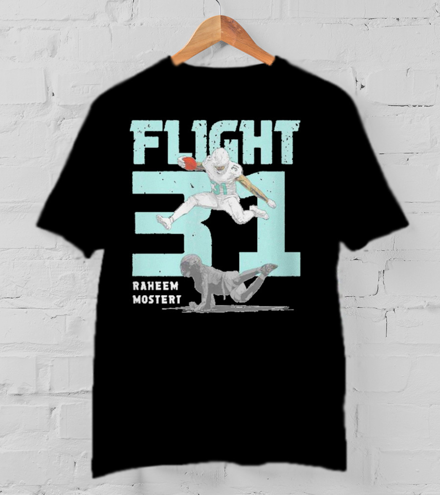 Raheem Mostert Flight 31 Miami Football T-Shirt