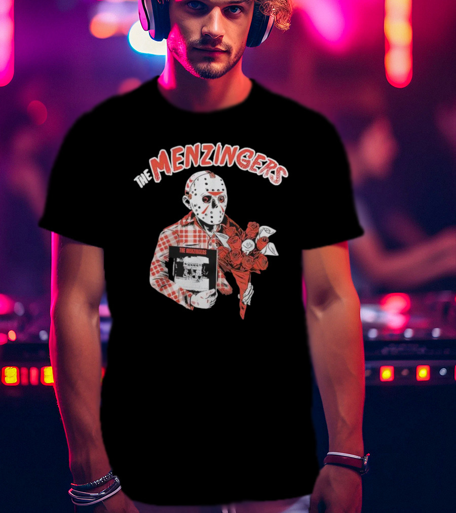 The Menzingers Hockey Mask Roses Album T-Shirt