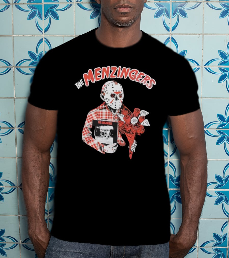 The Menzingers Hockey Mask Roses Album T-Shirt