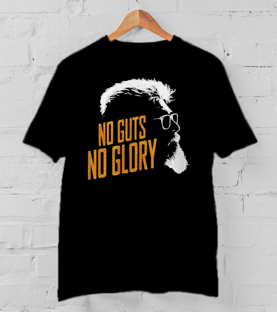 Thunivu No Guts No Glory Bold Text T-Shirt