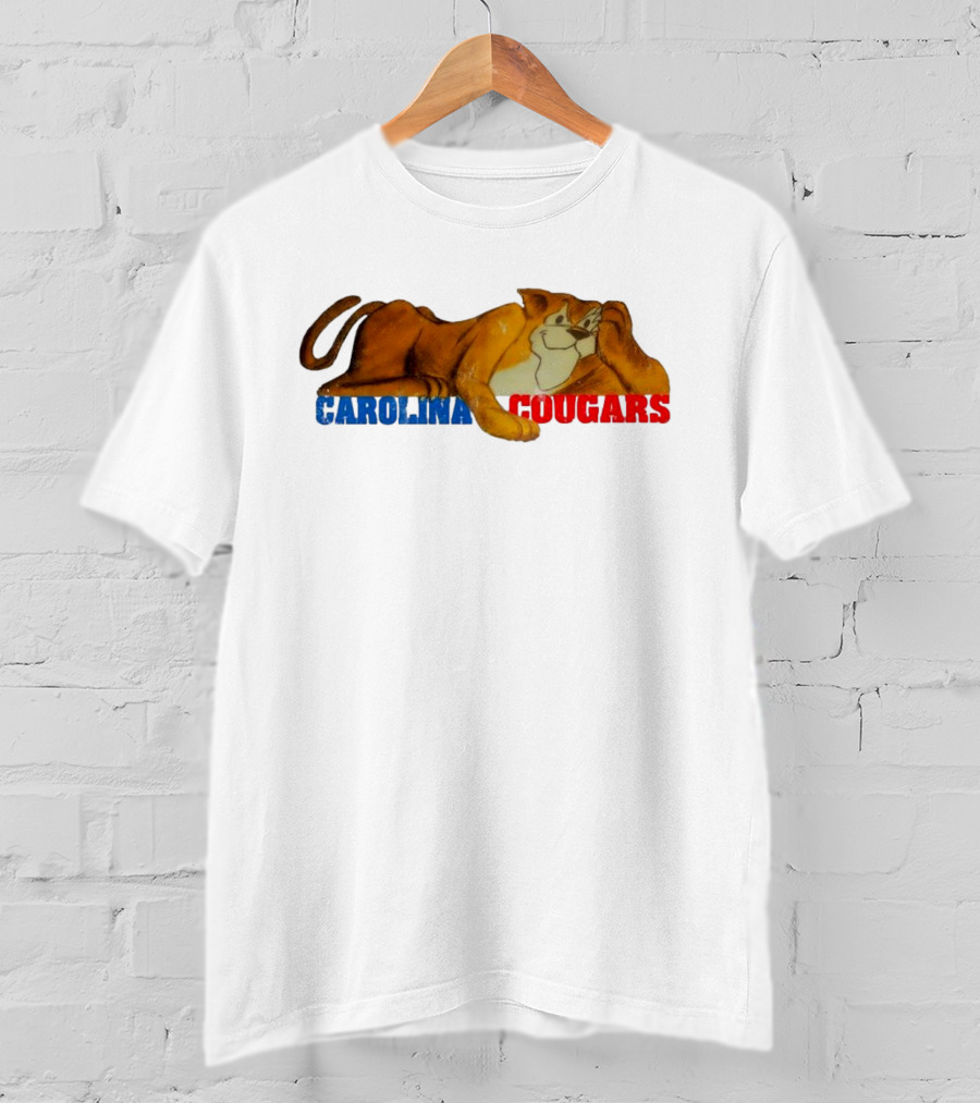 Carolina Cougars Vintage Mascot Retro T-Shirt