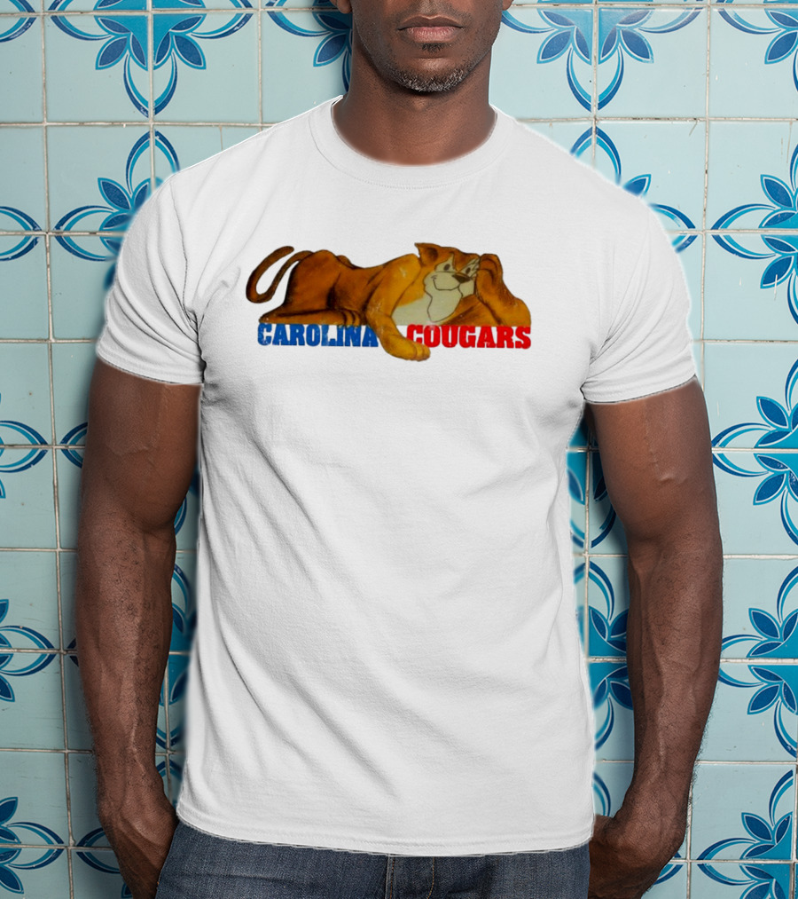 Carolina Cougars Vintage Mascot Retro T-Shirt