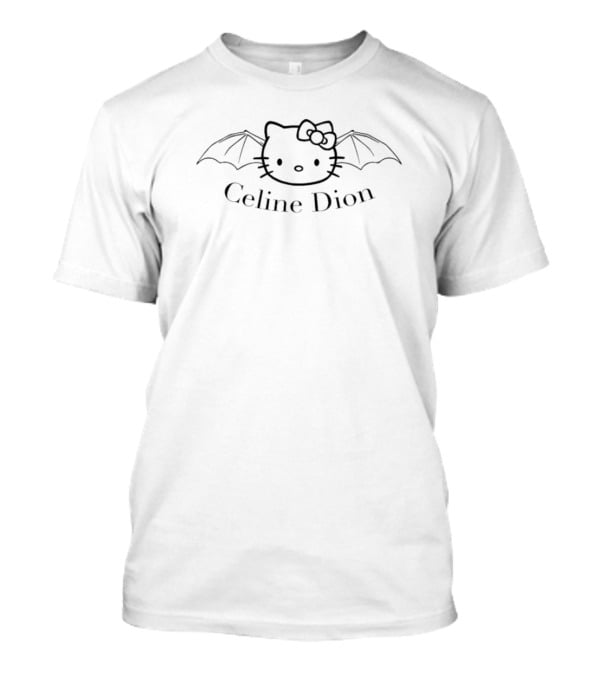 Hello Kitty Celine Dion Bat Wings T-Shirt