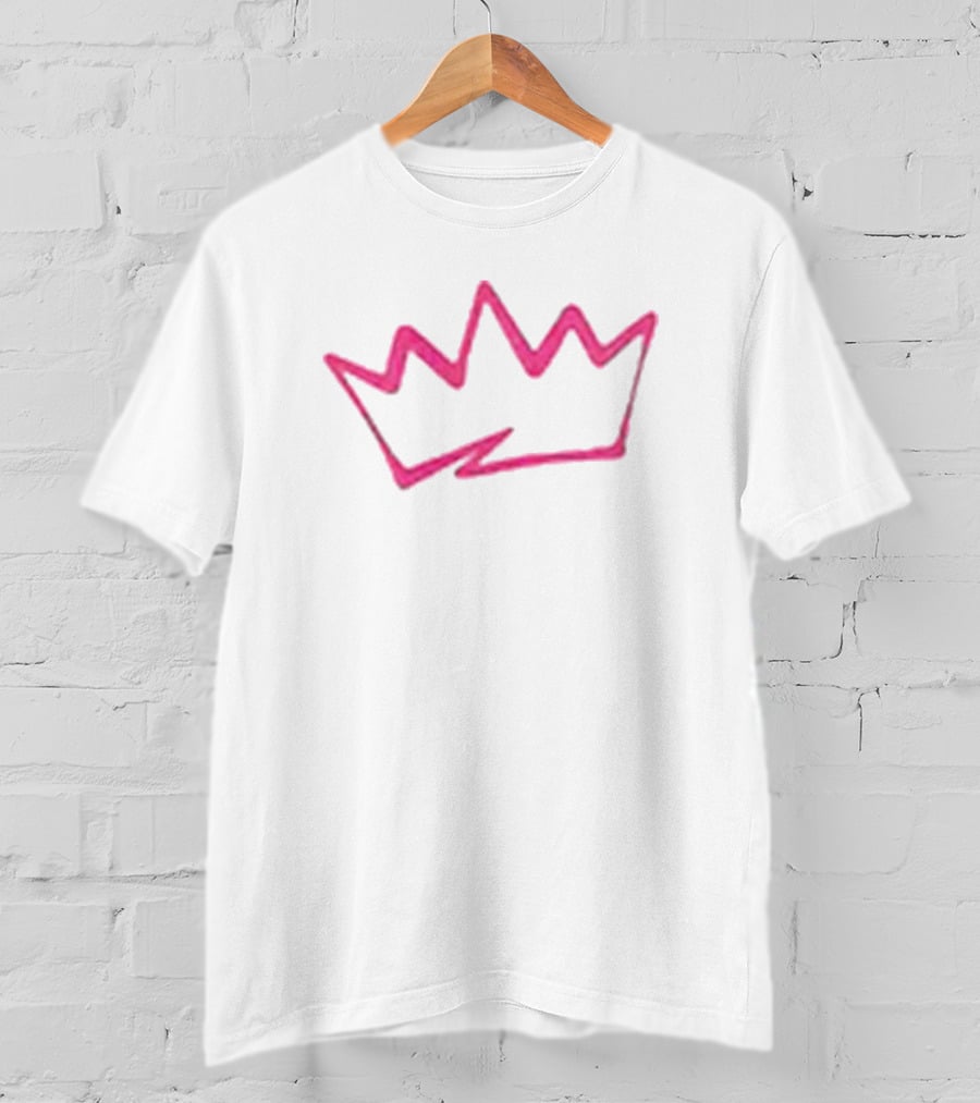 OTK Crown Neon Pink Sketch T-Shirt