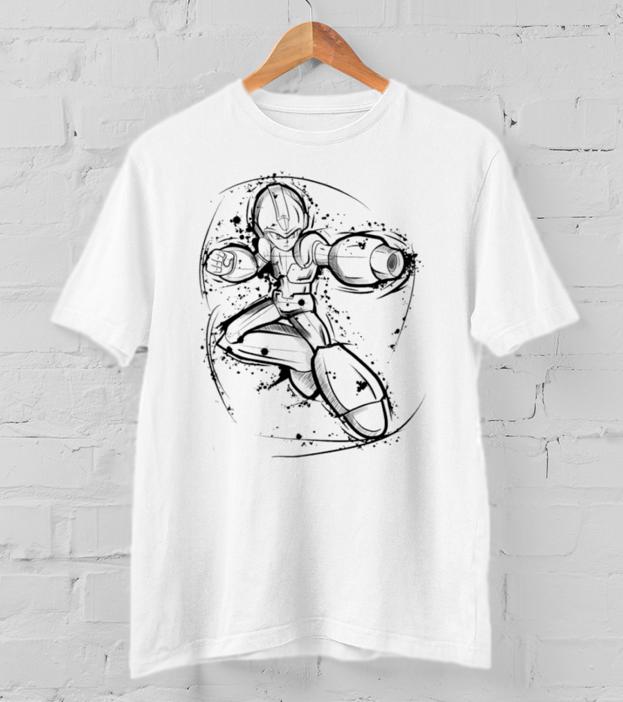 Mega Man Rockman Dynamic Sketch T-Shirt