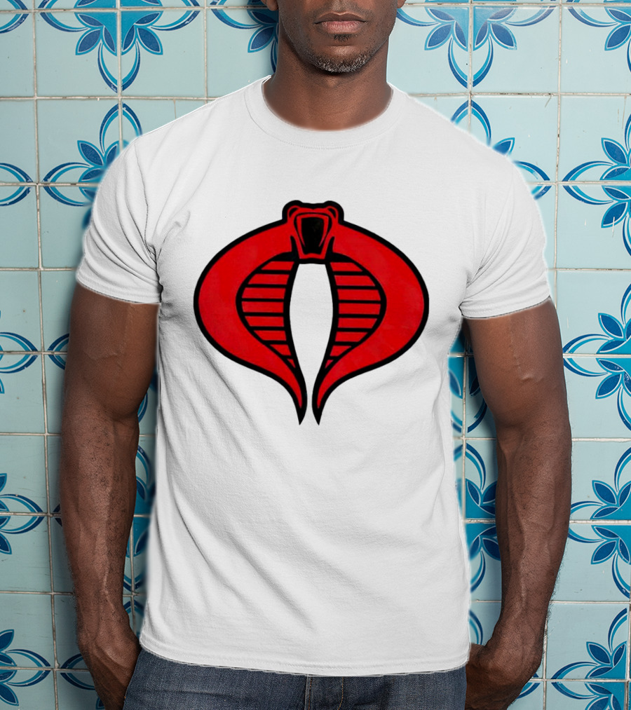 Cobra Red Emblem GI Joe Snake T-Shirt