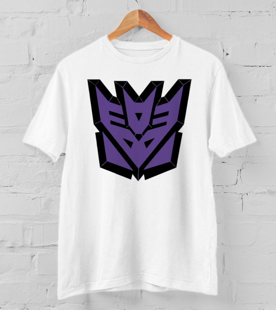 Decepticons Transformers Purple Emblem Ringer T-Shirt