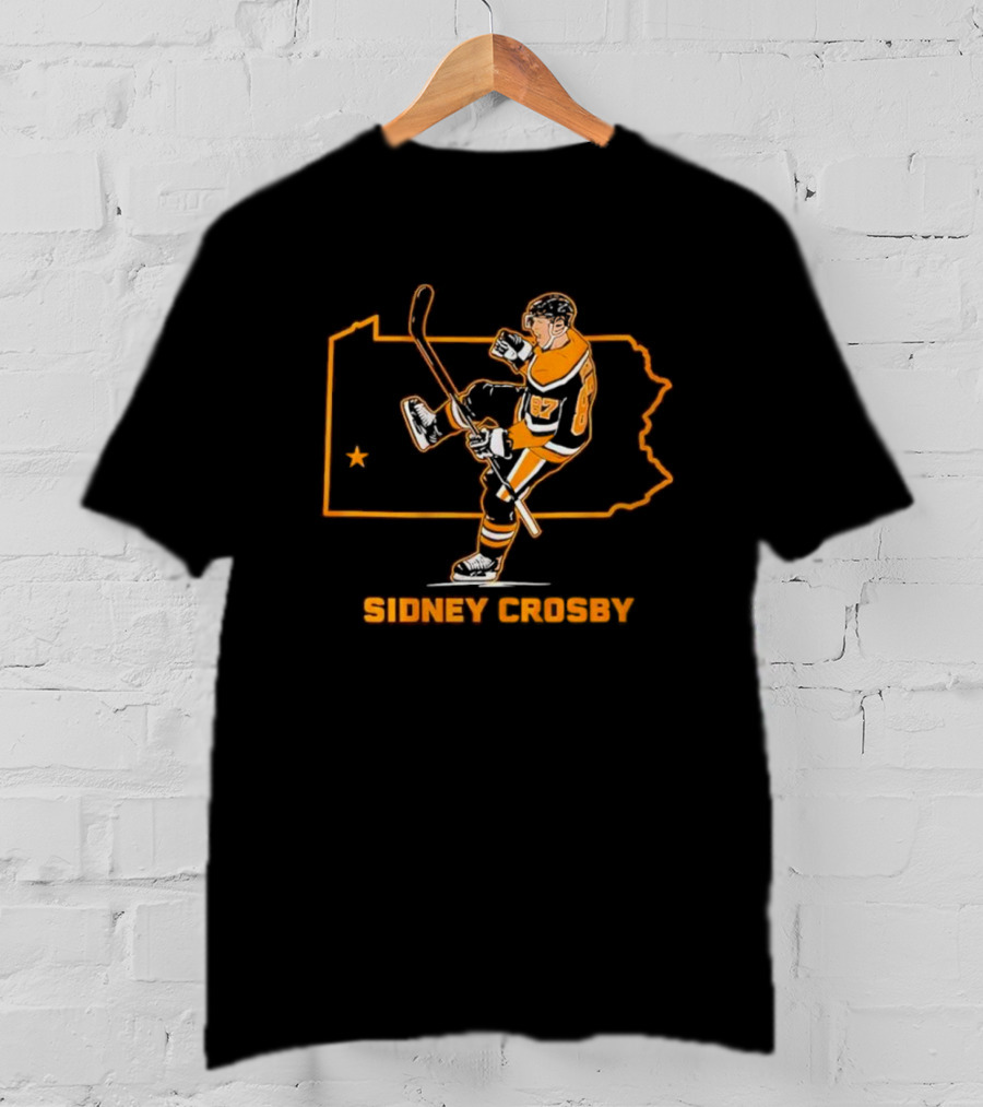 Sidney Crosby Pennsylvania Hockey Star T-Shirt