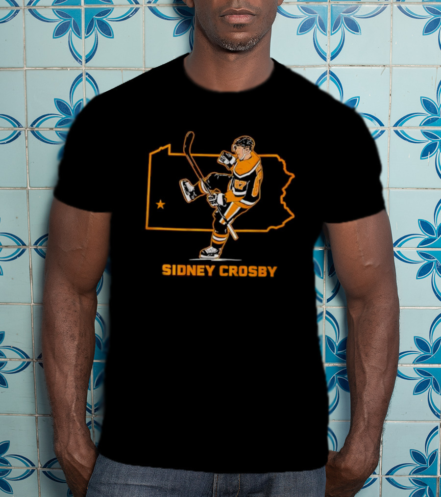 Sidney Crosby Pennsylvania Hockey Star T-Shirt