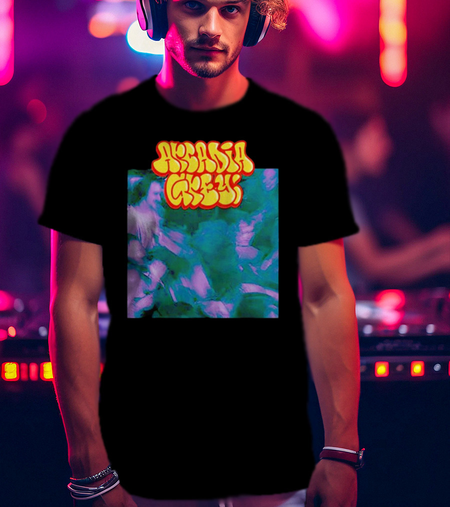 Arcadia Grey Graffiti Smart Punk Concept Psychedelic Vibes T-Shirt