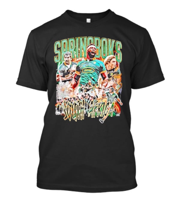 Springboks One Team One Country South Africa Rugby Sa T-Shirt