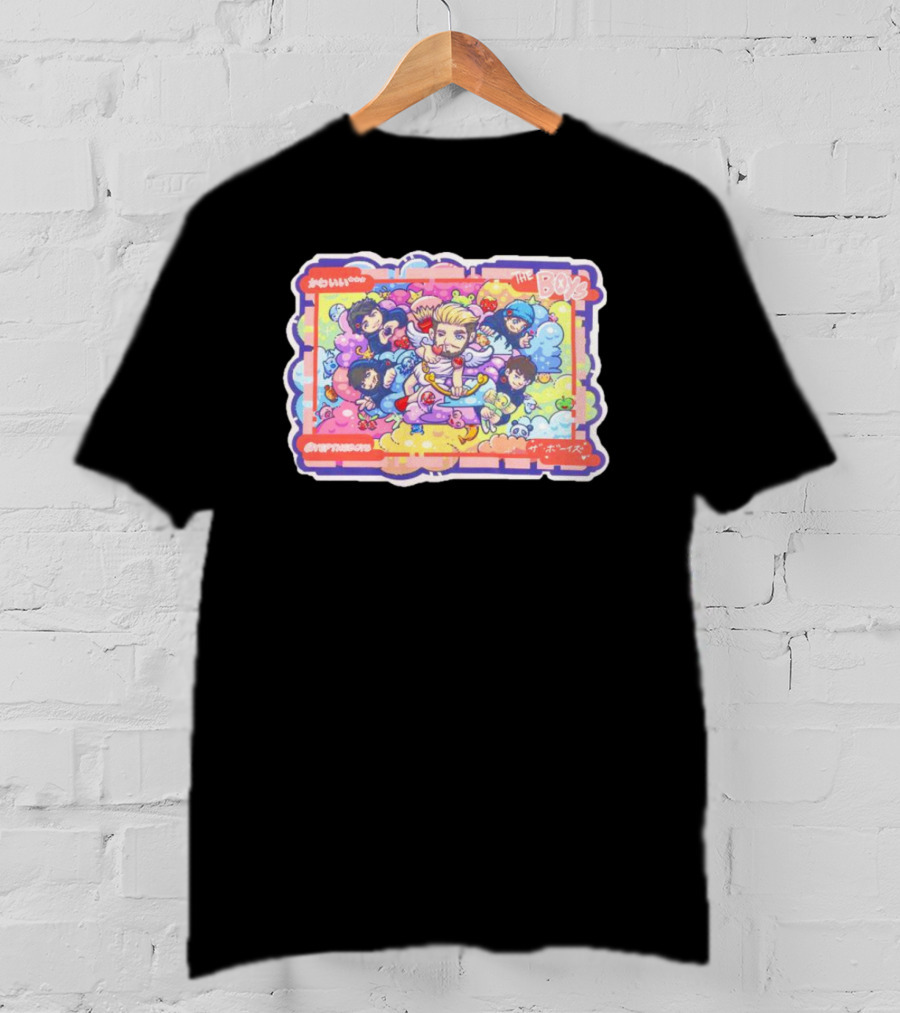 The Boys Bromance Anime Style Colorful Adventure T-Shirt