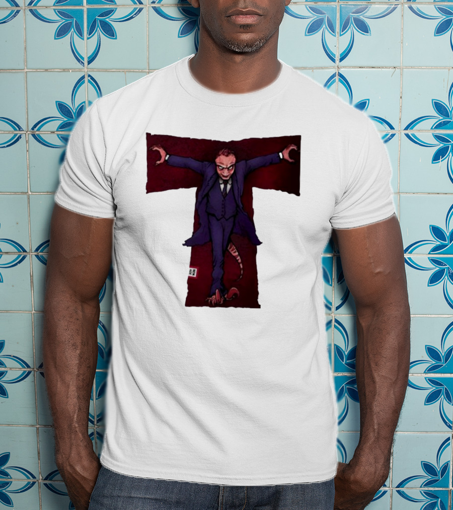 Torontosaurz Darkodon Suit-Clad T-Pose Character With Tail T-Shirt