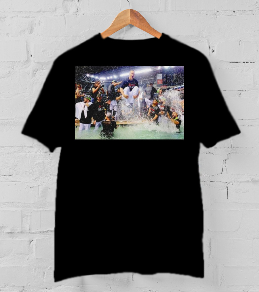 Trending Arizona Diamondbacks Players Celebrate NLDS Sweep Over Dodgers With Pool Party T-Shirt
