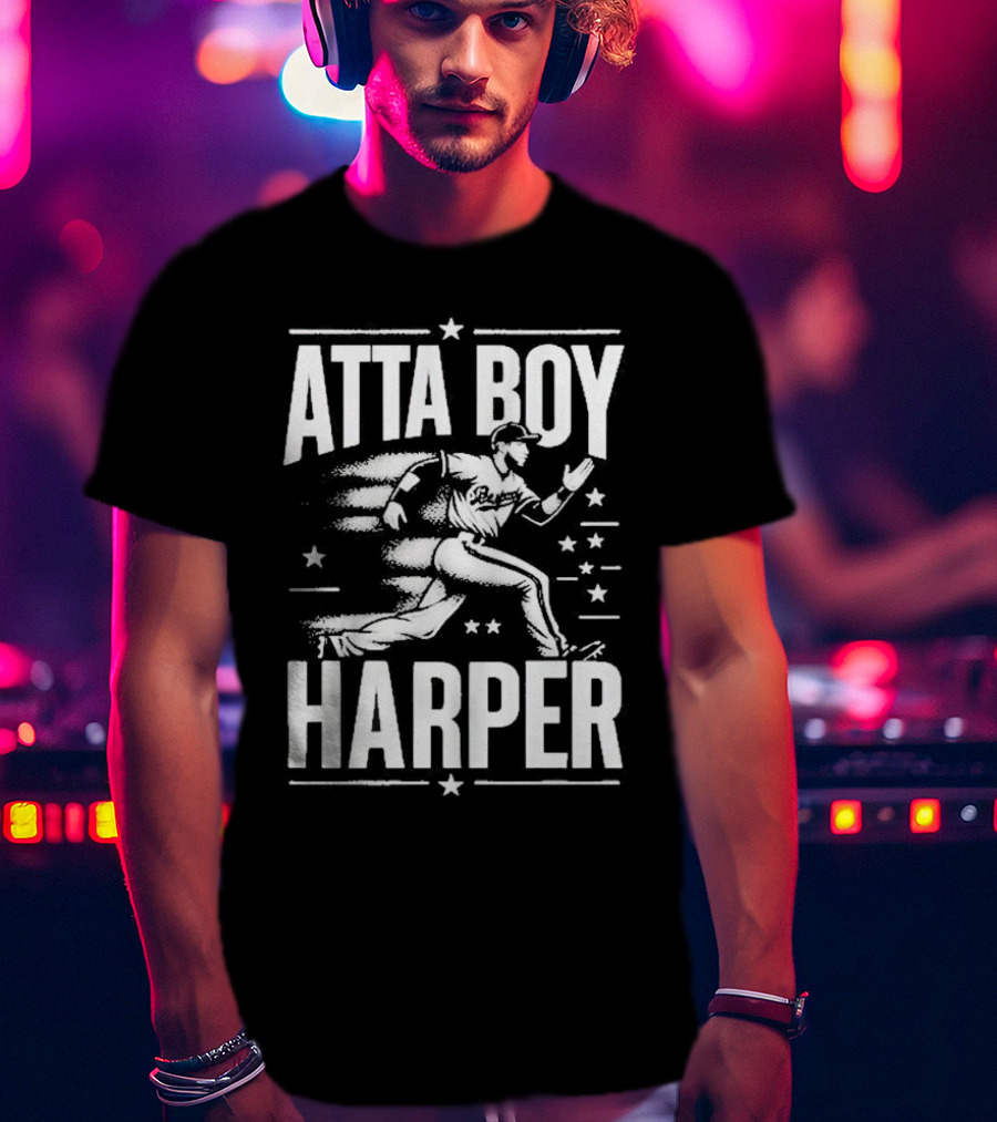 Atta Boy Harper Run Baseball Star Power Sprint T-Shirt