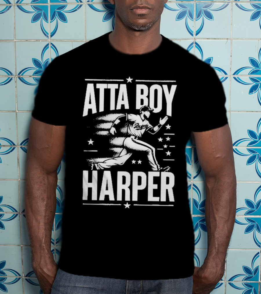 Atta Boy Harper Run Baseball Star Power Sprint T-Shirt