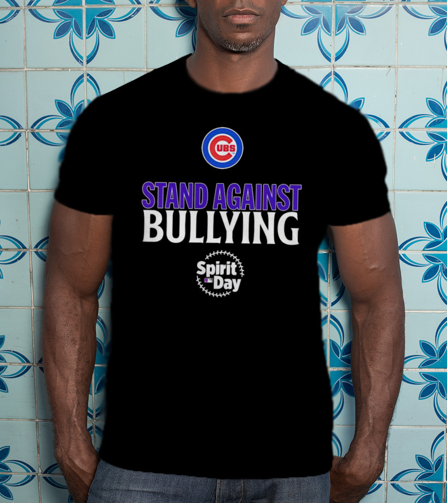Chicago Cubs Stand Against Bullying Spirit Day T-Shirt
