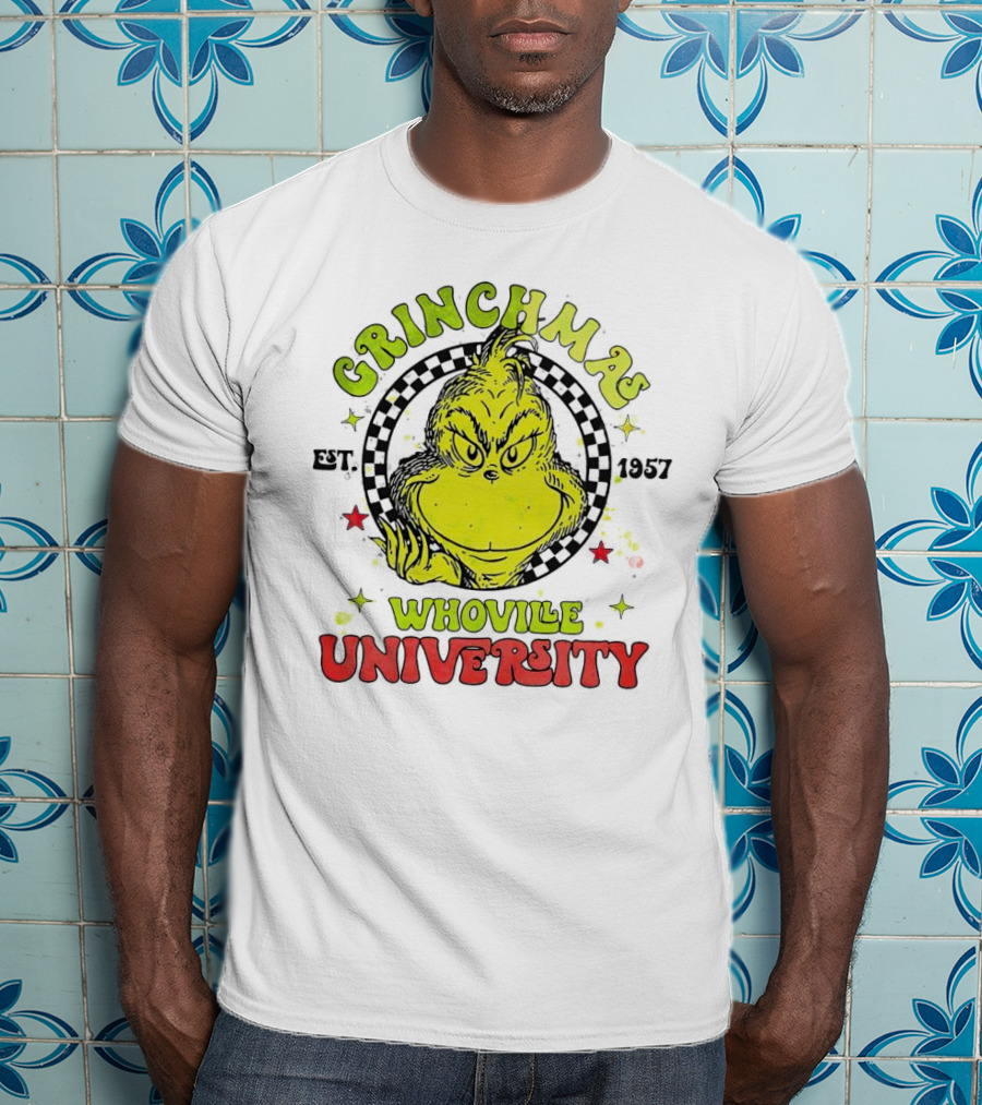 Grinchmas Whoville University Est. 1957 Christmas T-Shirt