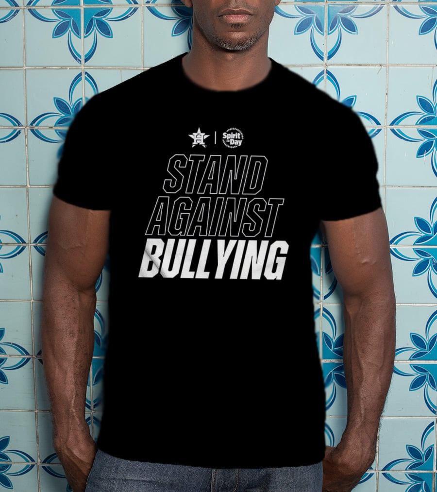 Houston Astros Spirit Day Stand Against Bullying T-Shirt
