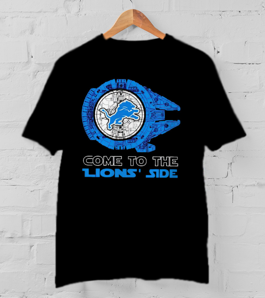 Come To The Lions' Side Millennium Falcon Crossover T-Shirt