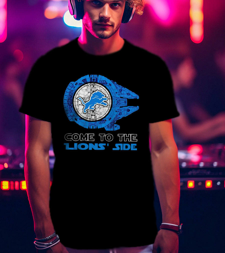Come To The Lions' Side Millennium Falcon Crossover T-Shirt