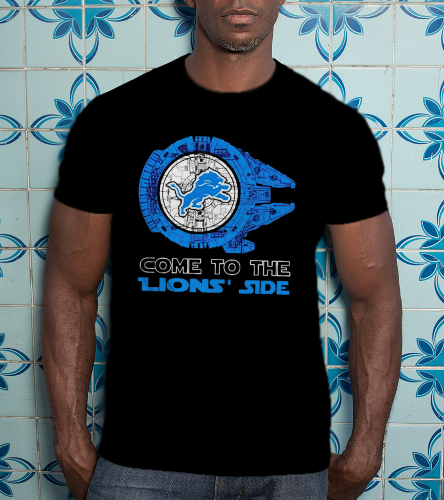 Come To The Lions' Side Millennium Falcon Crossover T-Shirt