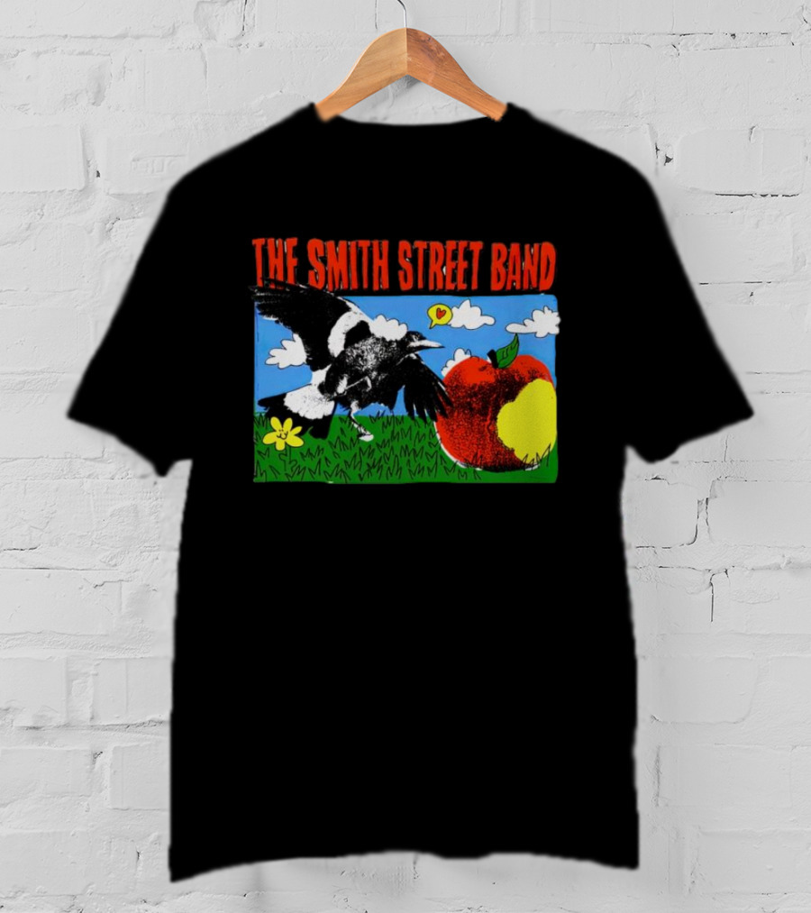The Smith Street Band Magpie Clouds Apple Flower Grass T-Shirt
