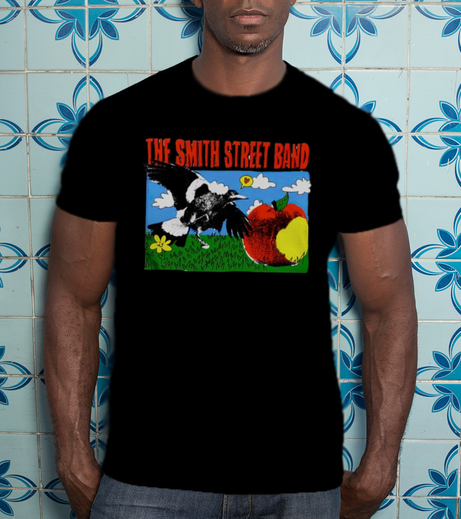 The Smith Street Band Magpie Clouds Apple Flower Grass T-Shirt