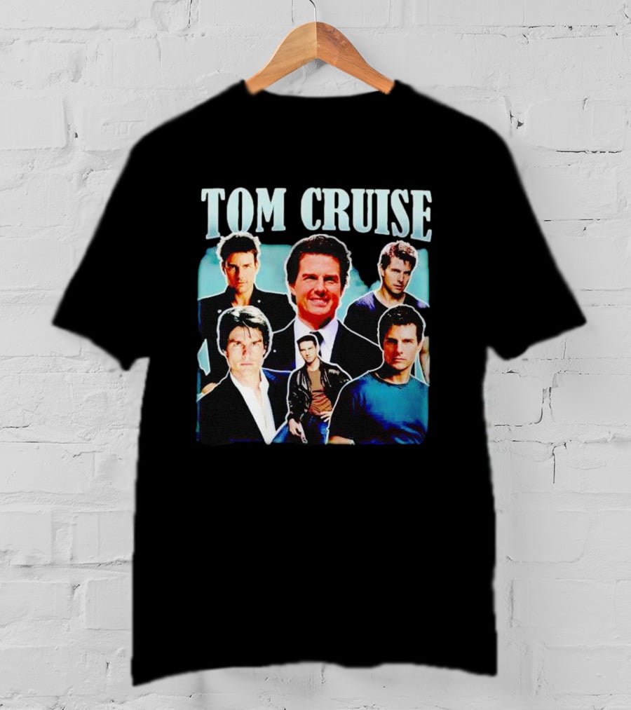 Tom Cruise Iconic Picture Collage Collection T-Shirt