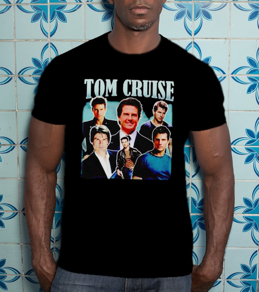 Tom Cruise Iconic Picture Collage Collection T-Shirt
