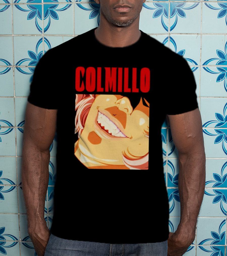 Trending Colmillo Anime Style Art Grinning Expression T-Shirt