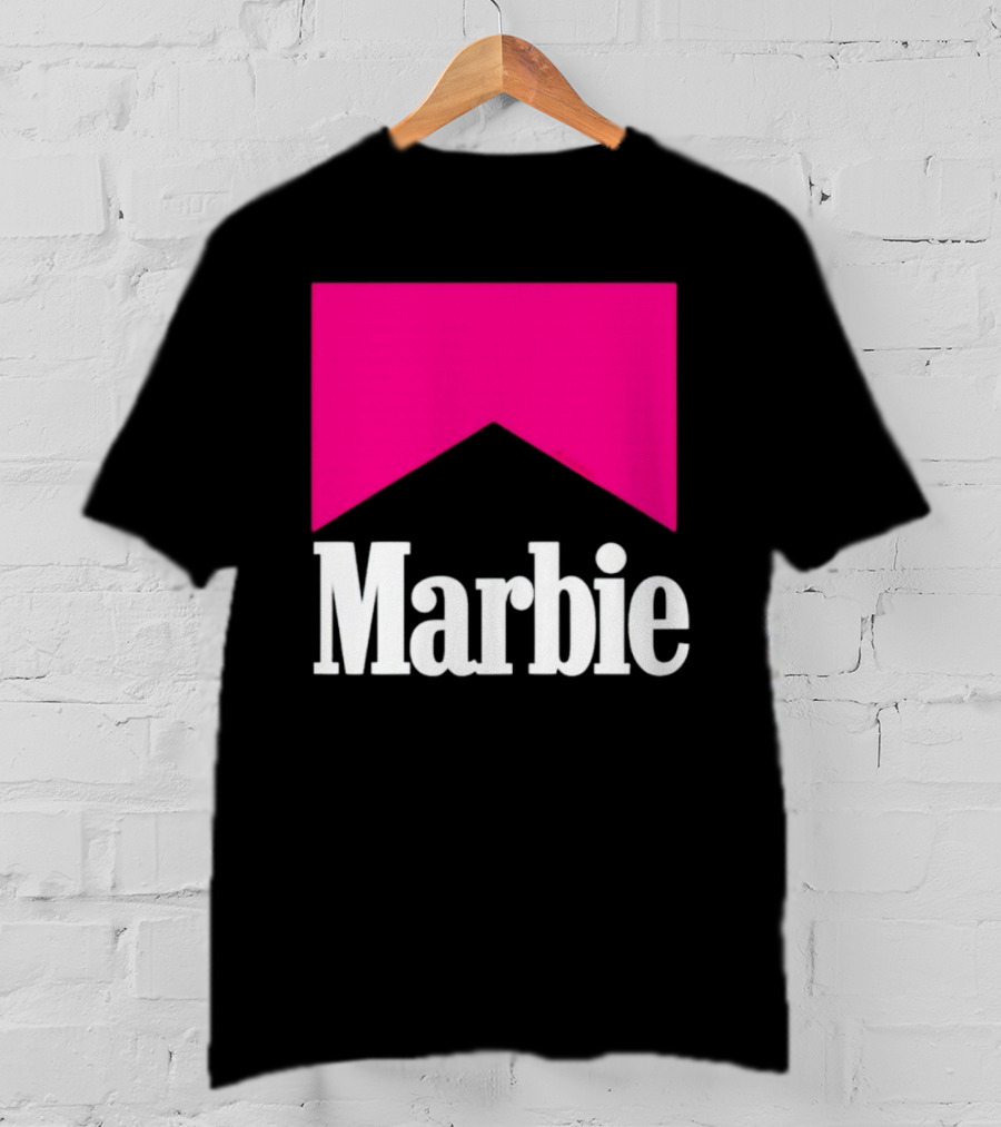 Marbie Logo With Pink Iconic T-Shirt