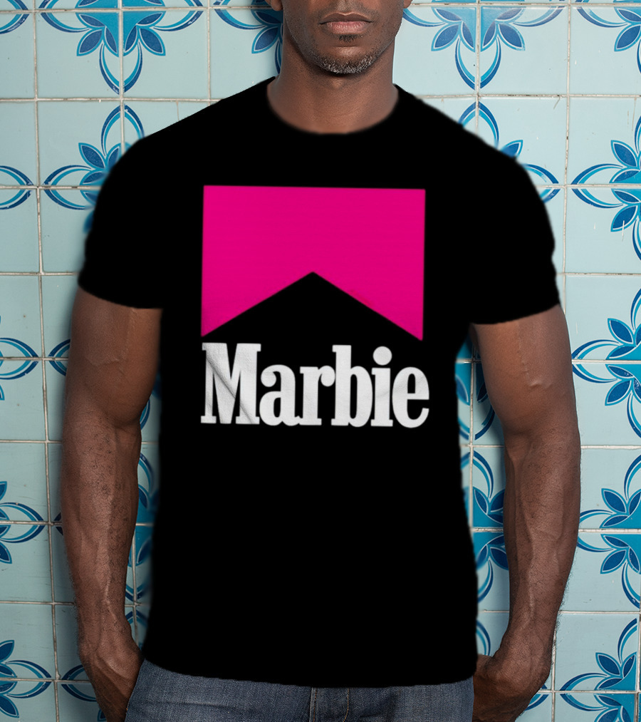 Marbie Logo With Pink Iconic T-Shirt