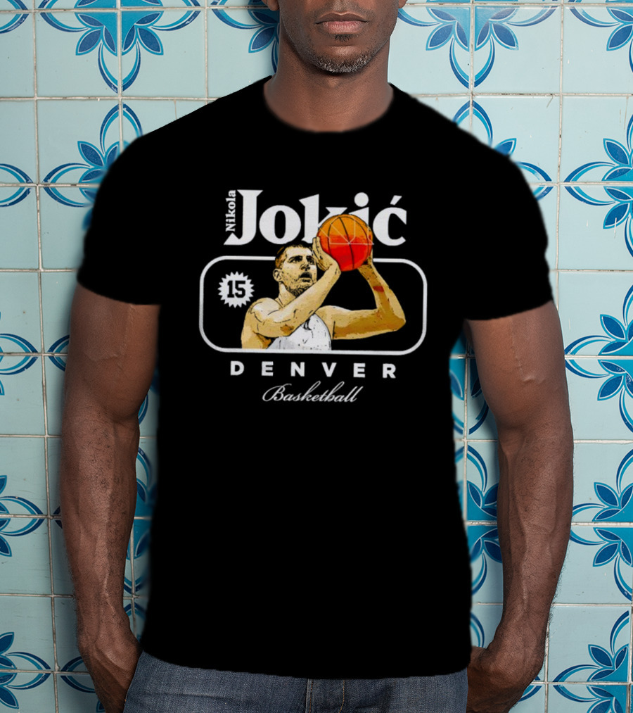 Nikola Jokic Denver Basketball Number 15 T-Shirt