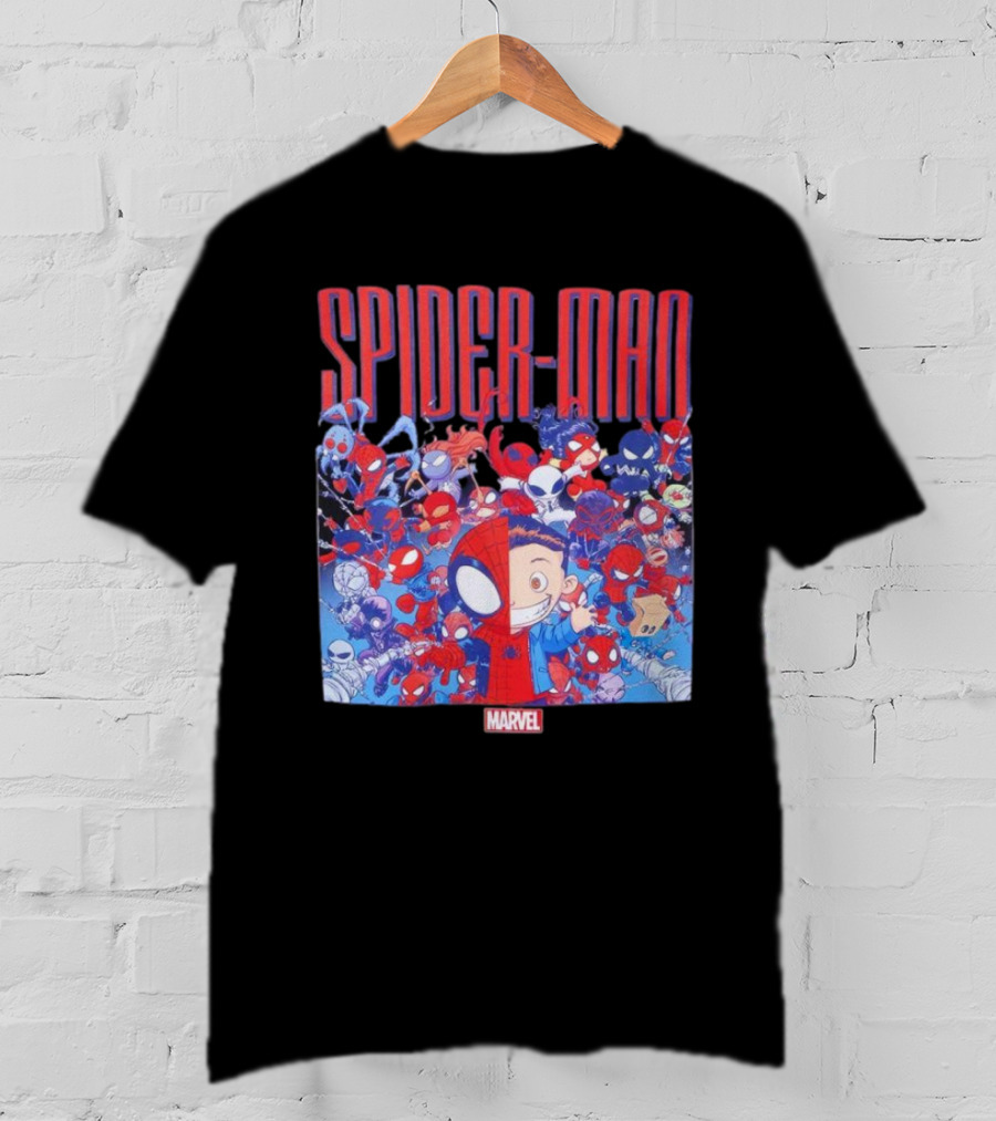 Marvel Spider-Man Cartoon Group Adventure T-Shirt