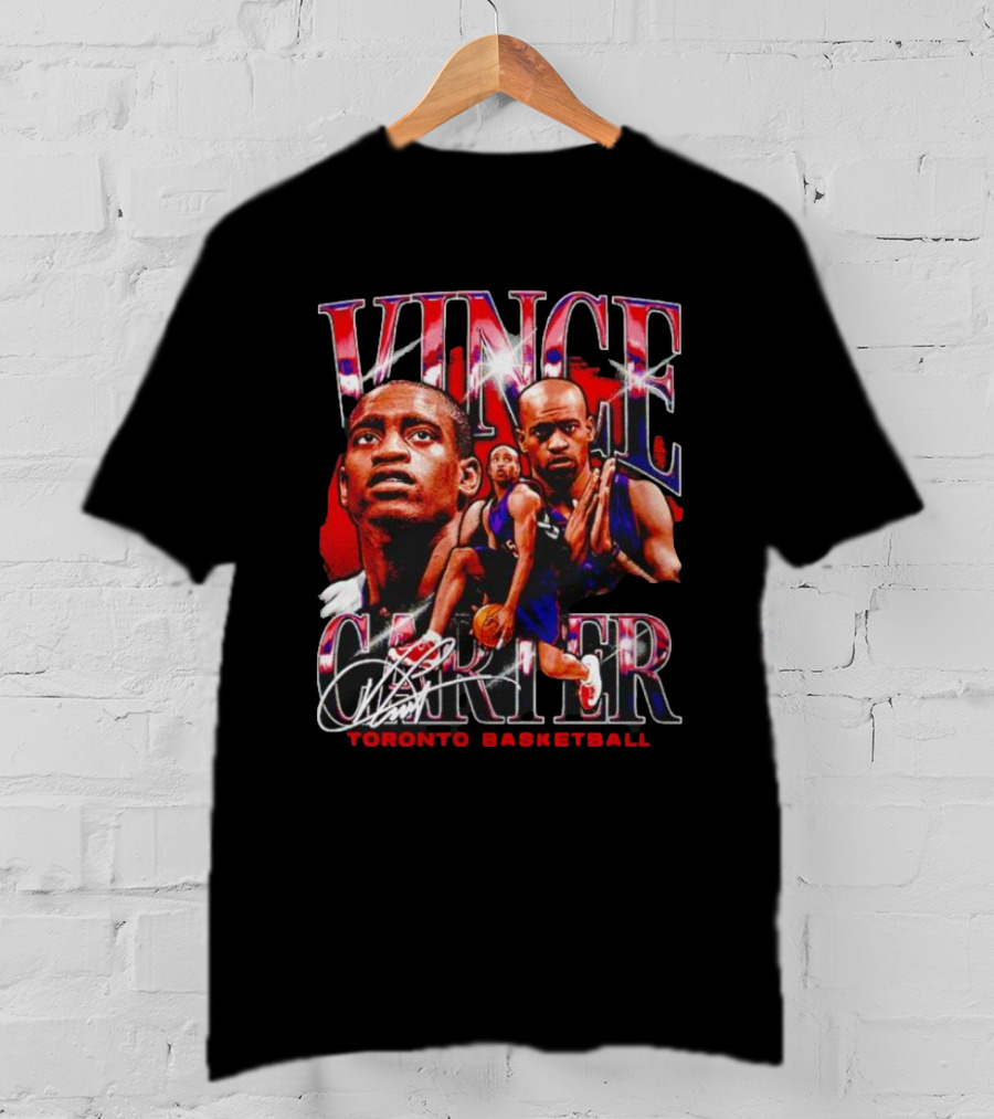 Vince Carter Toronto Basketball Vintage T-Shirt