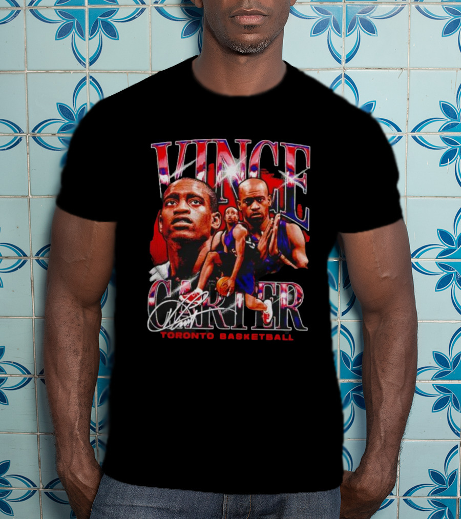 Vince Carter Toronto Basketball Vintage T-Shirt