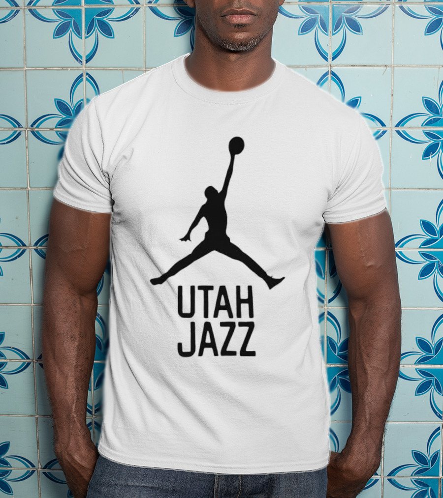 Utah Jazz Jumpman Basketball T-Shirt