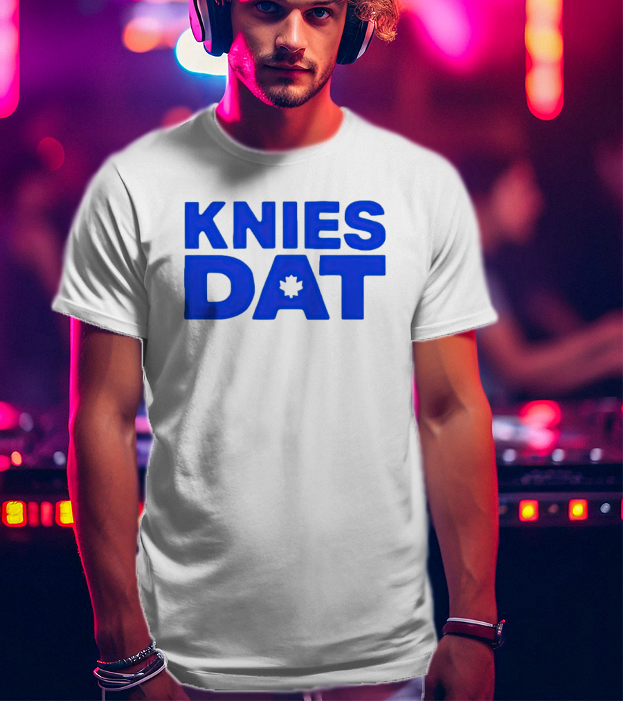 Knies Dat Canada Maple Leaf Hockey Connection T-Shirt