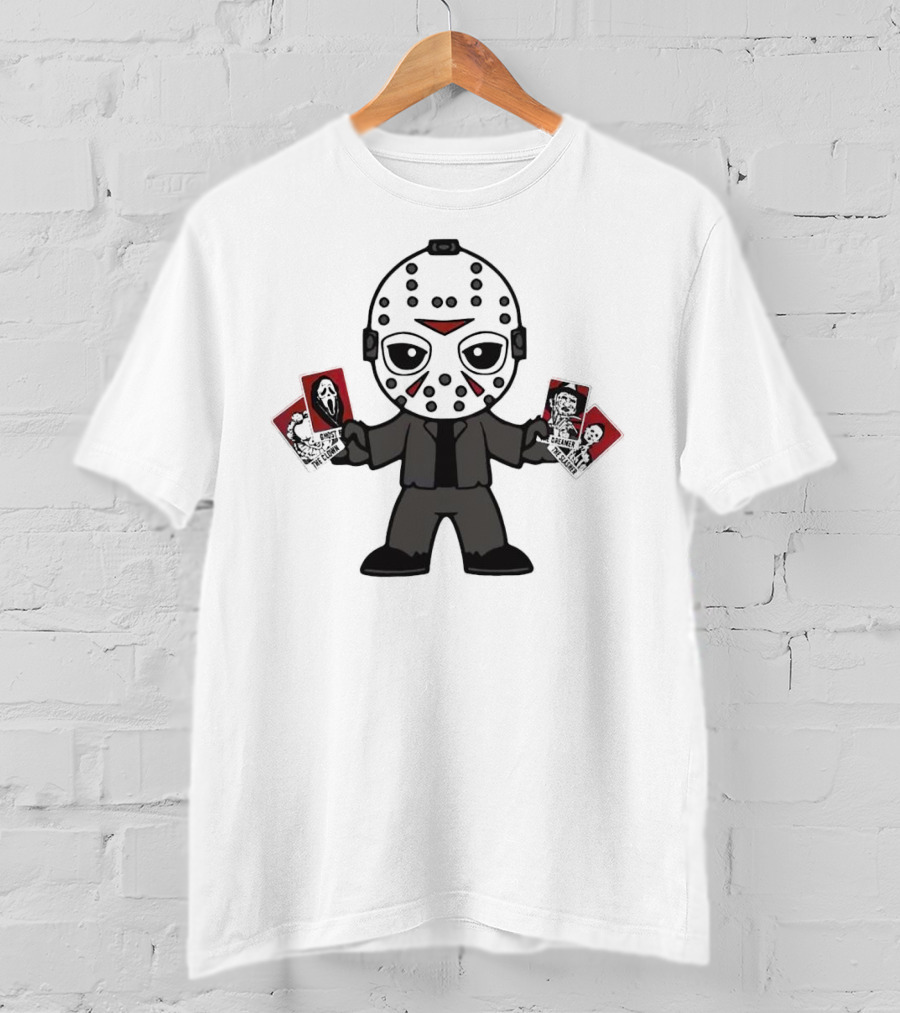 Jason Voorhees Horror Tarot Cards Halloween T-Shirt