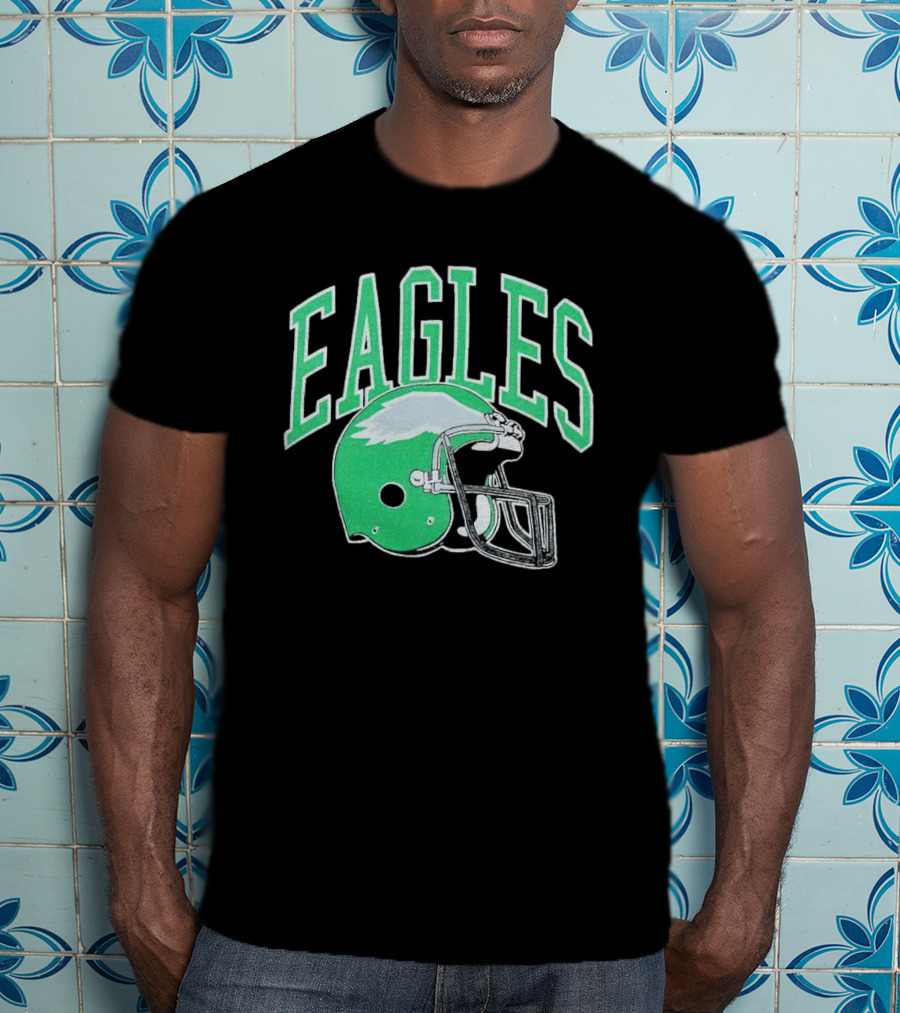 Eagles Helmet Logo Philadelphia T-Shirt