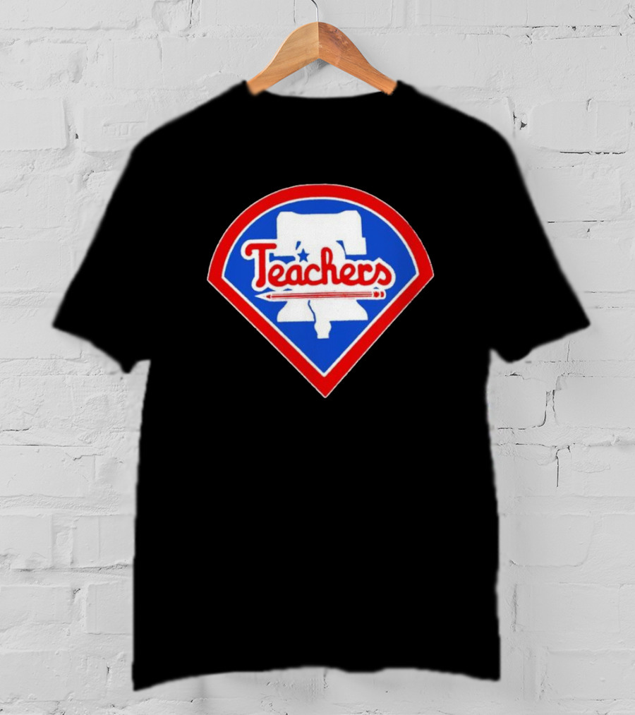 Philadelphia Phillies Liberty Bell Teachers T-Shirt