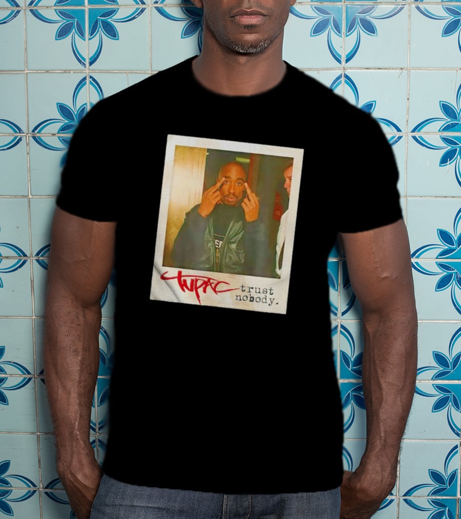 Tupac Polaroid Trust Nobody T-Shirt