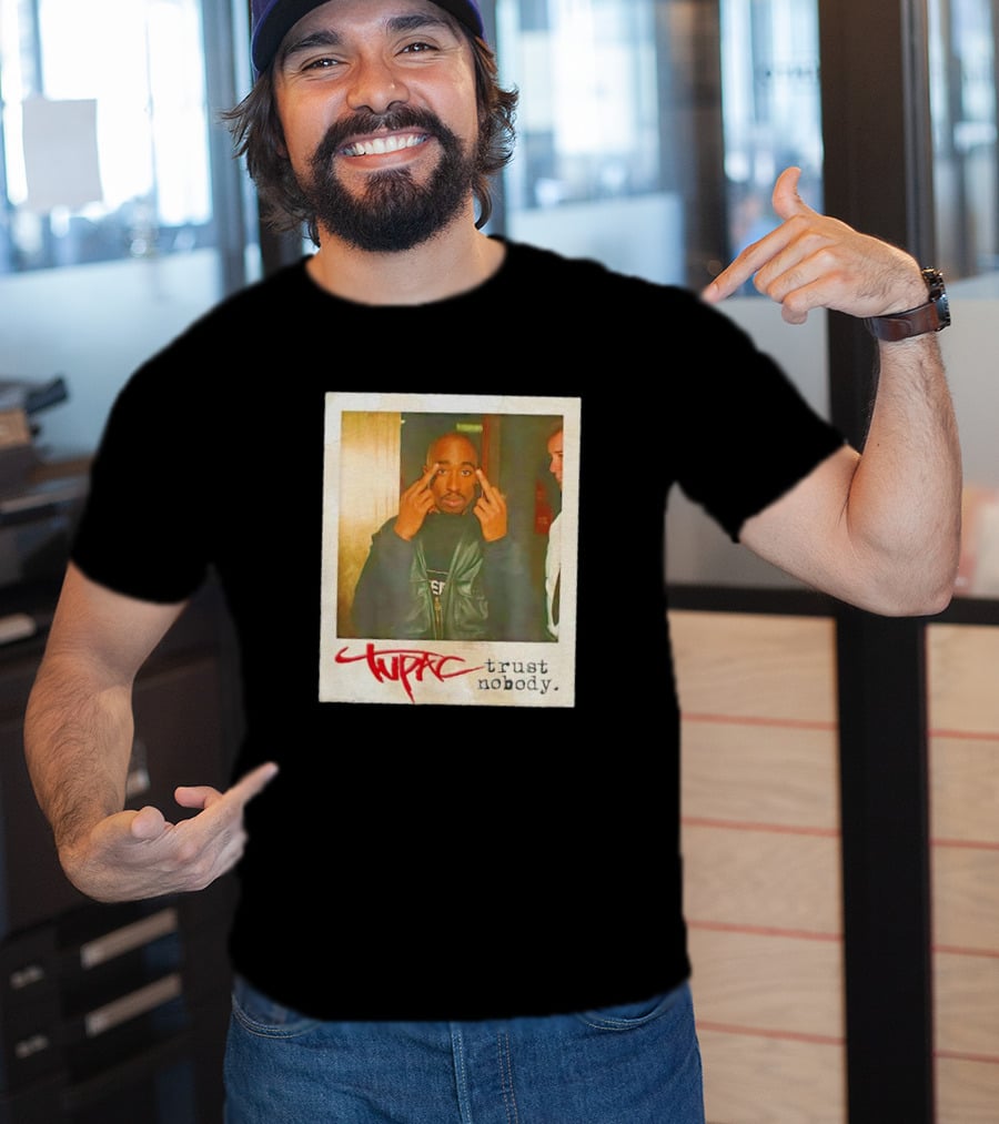 Tupac Polaroid Trust Nobody T-Shirt