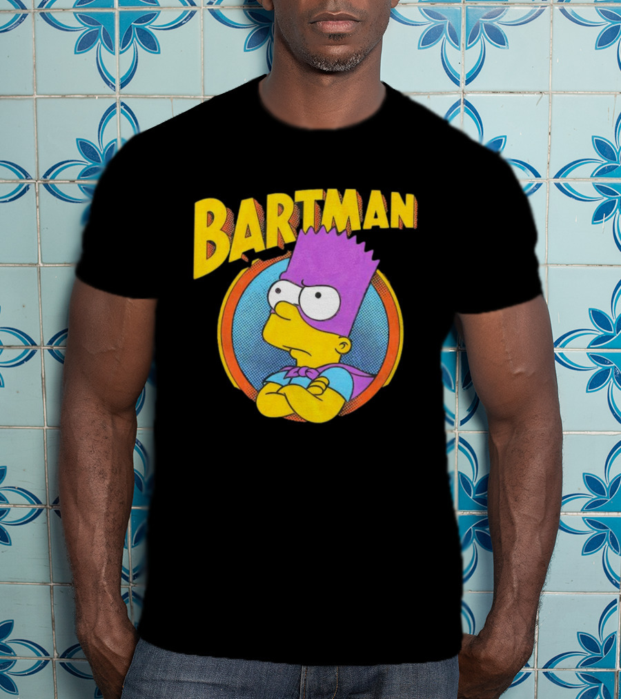 Bartman Simpsons Cartoon Superhero Iconic Character T-Shirt
