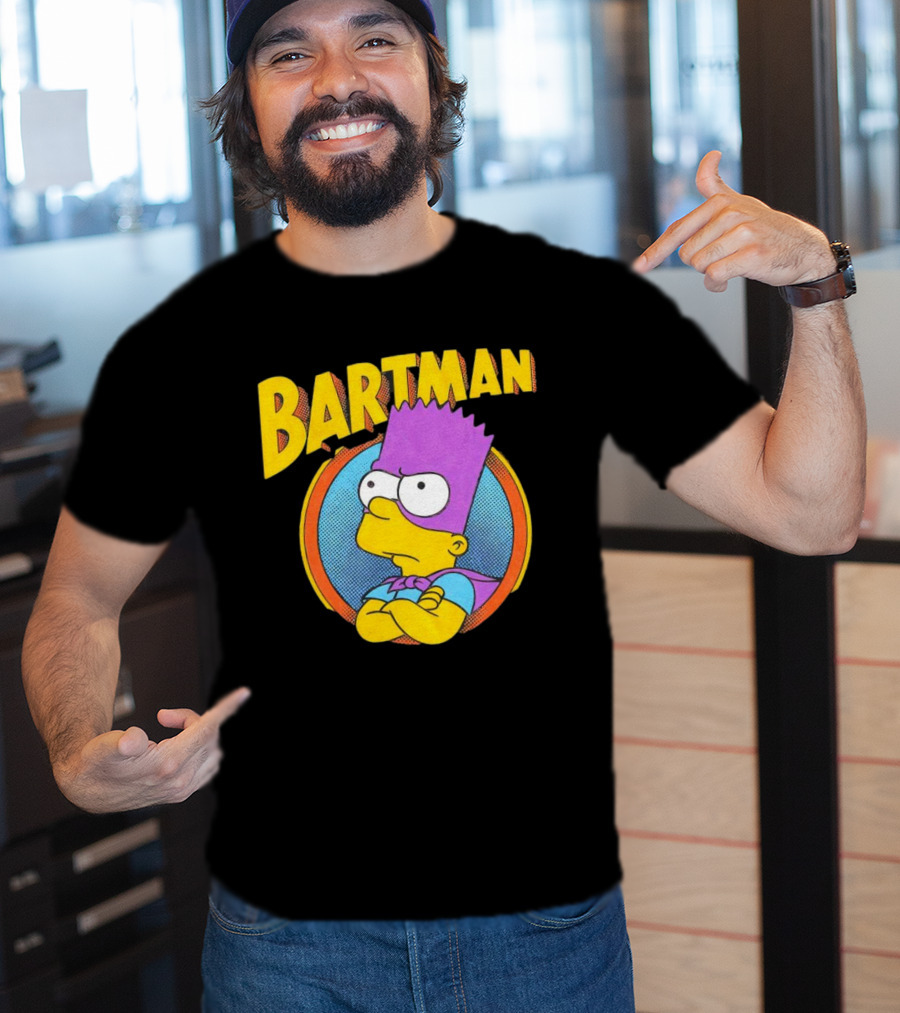 Bartman Simpsons Cartoon Superhero Iconic Character T-Shirt