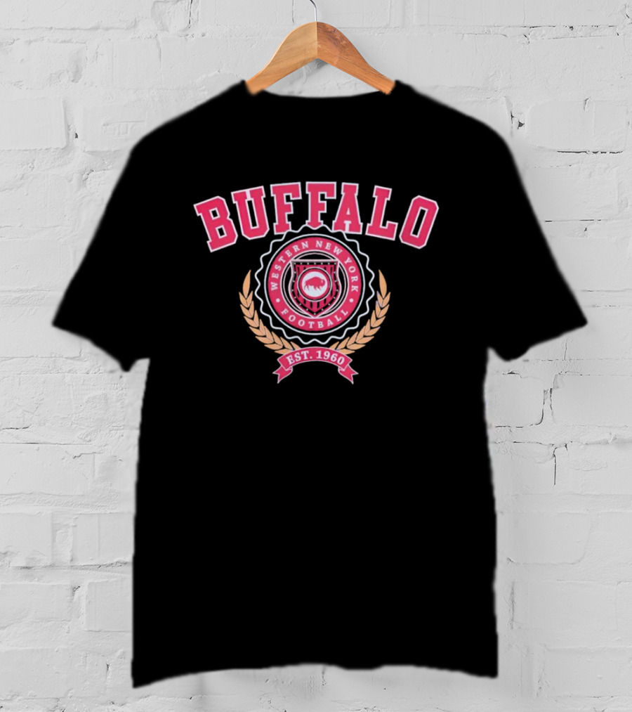 Buffalo Western New York Football Est. 1960 Vintage T-Shirt