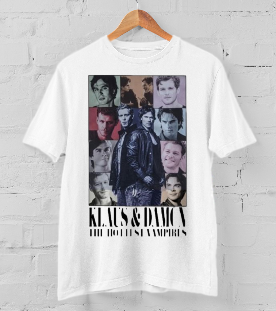 Klaus And Damon The Hottest Vampires Eras Tour T-Shirt