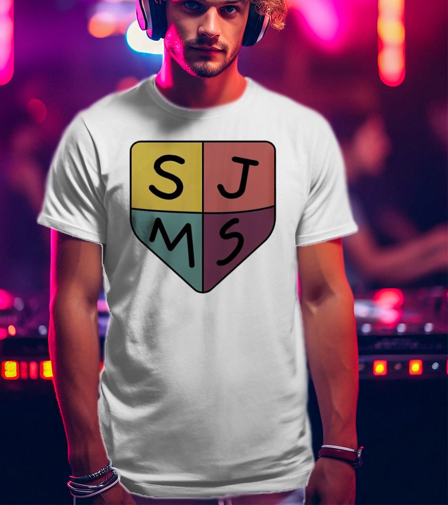 Saint James Middle School SJMS Shield Emblem T-Shirt