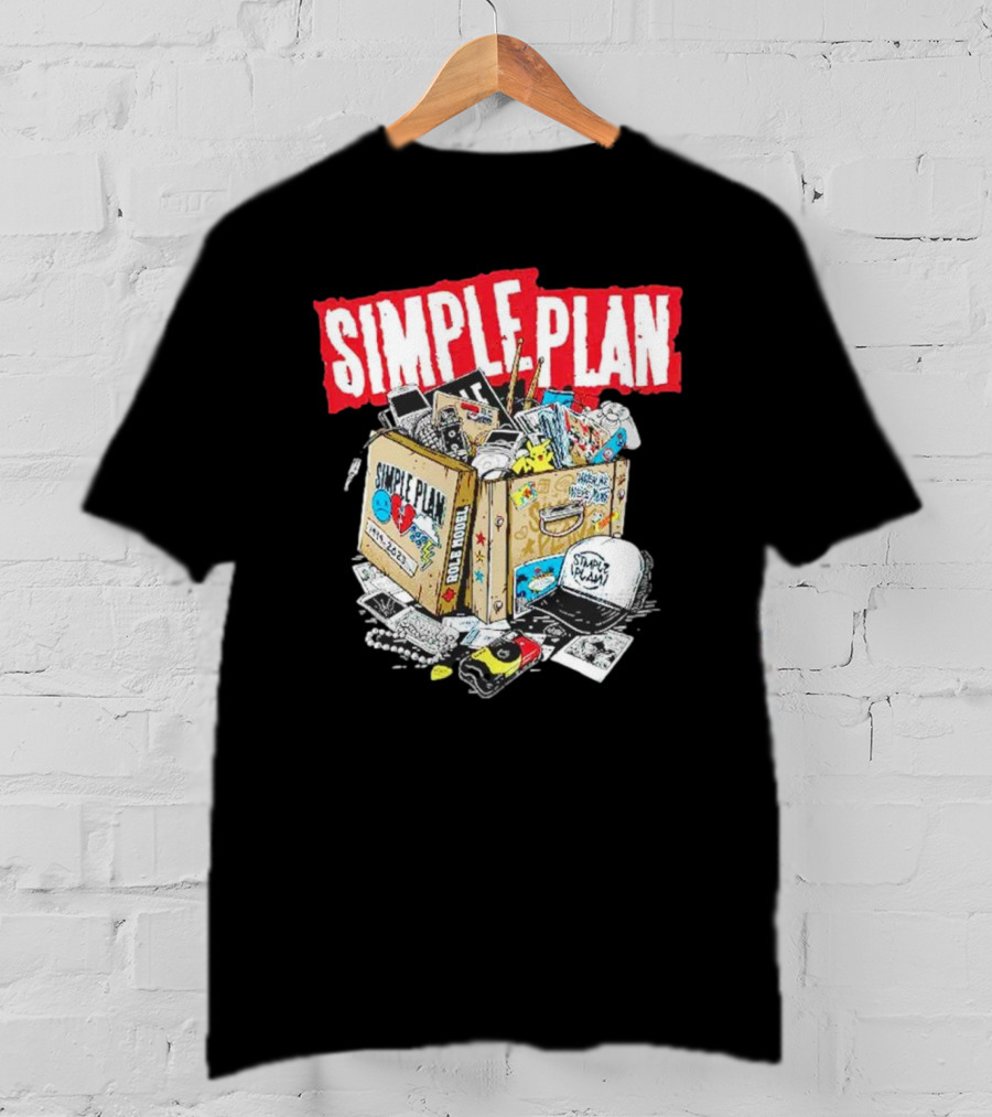 SIMPLE PLAN Souvenir Box Full Of Memories And Cool Stuff T-Shirt